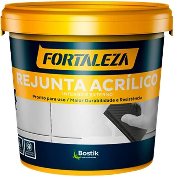 REJUNTE ACRILICO FORTALEZA 1KG PLATINA