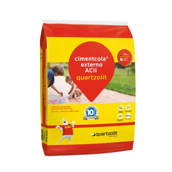 ARGAMASSA CIMENTCOLA ACII EXTERNO QUARTZOLIT